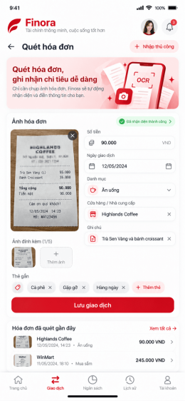 App tài chính